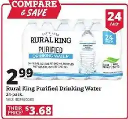 Rural King Rural King Purified Drinking Water offer