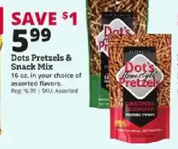 Rural King Dots Pretzels & Snack Mix offer