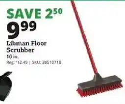 Rural King Libman floor scrubber offer