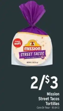 Brookshire's Mission Street Tacos Tortillas offer