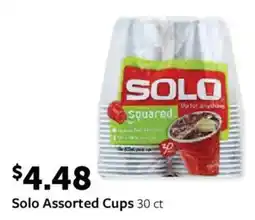 Fareway Solo Assorted Cups offer