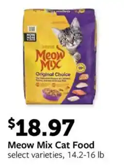 Fareway Meow Mix Cat Food offer