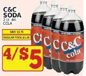 C & C soda cola