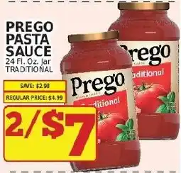 Fine Fare Prego pasta sauce offer