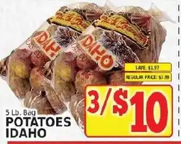 Fine Fare Idaho potatoes offer