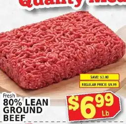 Fine Fare Fresh 80% Lean Ground Beef offer