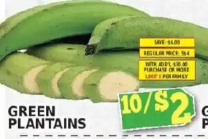 Green Plantains