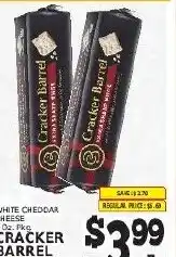 Fine Fare Cracker Barrel White Cheddar Cheese offer