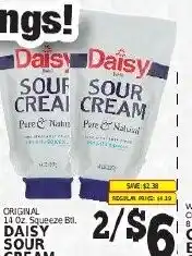Fine Fare Daisy sour cream offer
