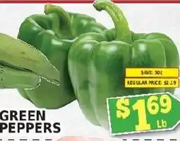 Fine Fare Green Peppers offer