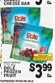 Fine Fare Dole mixed berries offer
