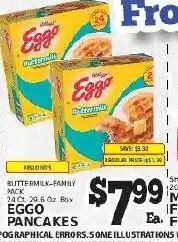 Fine Fare Eggo pancakes offer