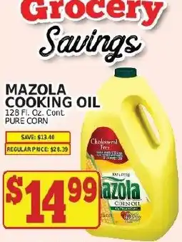 Fine Fare Mazola cooking oil offer