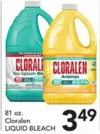 Pete's Fresh Market Cloralen liquid bleach offer
