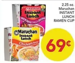 Pete's Fresh Market Maruchan instant lunch offer