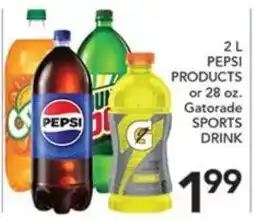 Pete's Fresh Market Pepsi Products or Gatorade Sports Drink offer