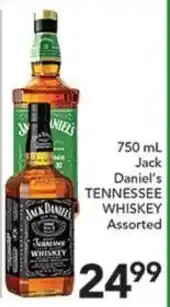 Pete's Fresh Market Jack Daniel's Tennessee Whiskey Assorted offer