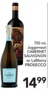 Pete's Fresh Market LaMarca Juggernaut Cabernet Sauvignon or LaMarca Prosecco offer