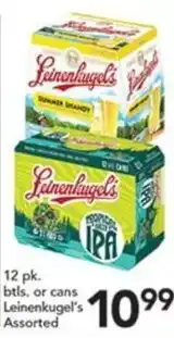 Pete's Fresh Market Leinenkugel's Assorted offer