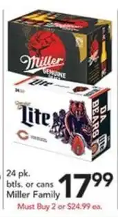 Pete's Fresh Market Miller Lite offer