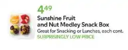 Publix Sunshine Fruit and Nut Medley Snack Box offer