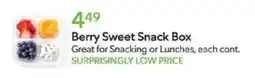 Publix Berry Sweet Snack Box offer