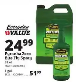 Rural King Pyranha Zero Bite Fly Spray offer