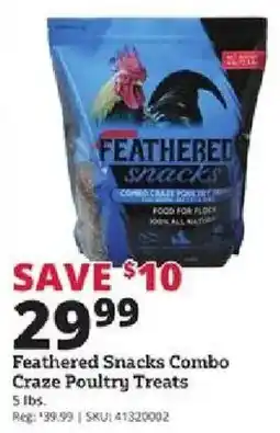 Rural King Feathered Snacks Combo Craze Poultry Treats offer