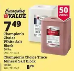 Rural King Champion's Choice White Salt Block offer