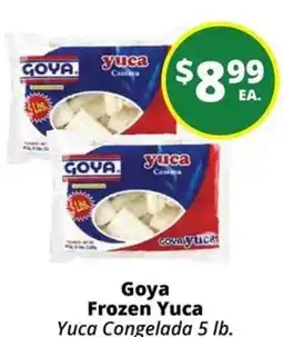 Rancho Markets Goya frozen yuca offer