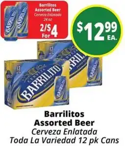 Rancho Markets Barrilitos Assorted Beer offer
