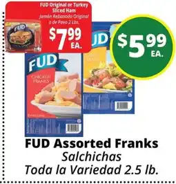 Rancho Markets Fud assorted franks offer