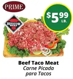 Rancho Markets Prime Beef Taco Meat offer