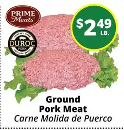 Rancho Markets Prime Meats Ground Pork Meat offer