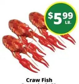 Rancho Markets Craw Fish offer