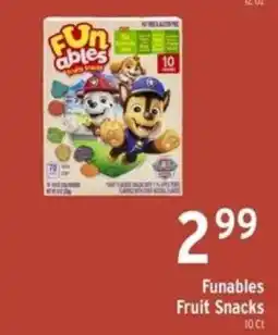 Brookshire's Funables Fruit Snacks offer