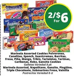 Rancho Markets Marinela assorted cookies offer