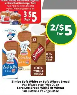 Rancho Markets Bimbo Soft White or Soft Wheat Bread offer