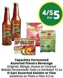Rancho Markets D'Gari Tepachito Fermented Beverage offer