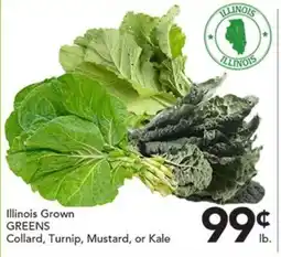 Pete's Fresh Market Illinois Grown Greens offer