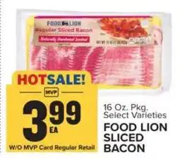 Food Lion Food Lion sliced bacon offer