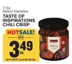 Food Lion Taste of Inspirations Chili Crisp offer