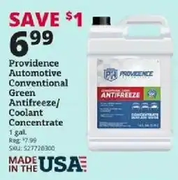 Rural King Providence Automotive Conventional Green Antifreeze/ Coolant Concentrate offer