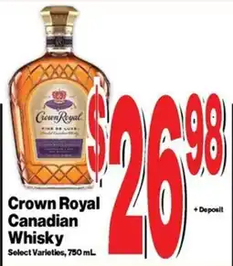 Super Saver Crown Royal Canadian Whisky offer