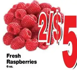 Super Saver Fresh Raspberries offer