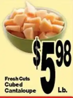 Super Saver Fresh Cuts Cubed Cantaloupe offer