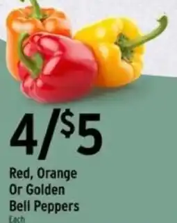 Brookshire's Red, Orange Or Golden Bell Peppers offer
