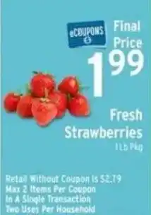 Brookshire's Fresh Strawberries offer