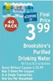 Brookshire's Brookshire's Purified Drinking Water offer