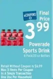 Brookshire's Powerade sports drink offer